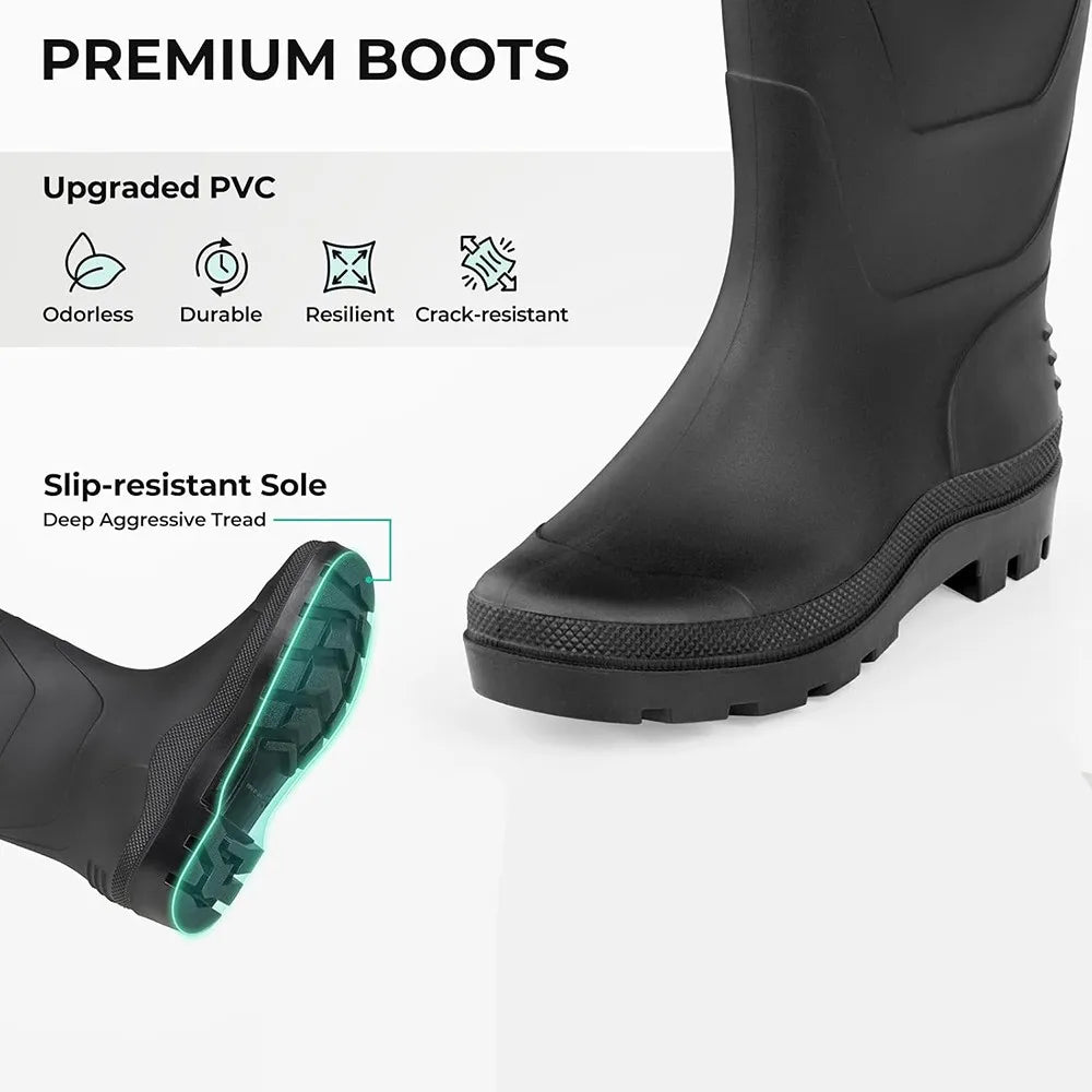 Night Cat Waterproof Fishing Waders: Hunting Chest Waders with Bootfoot and Belt