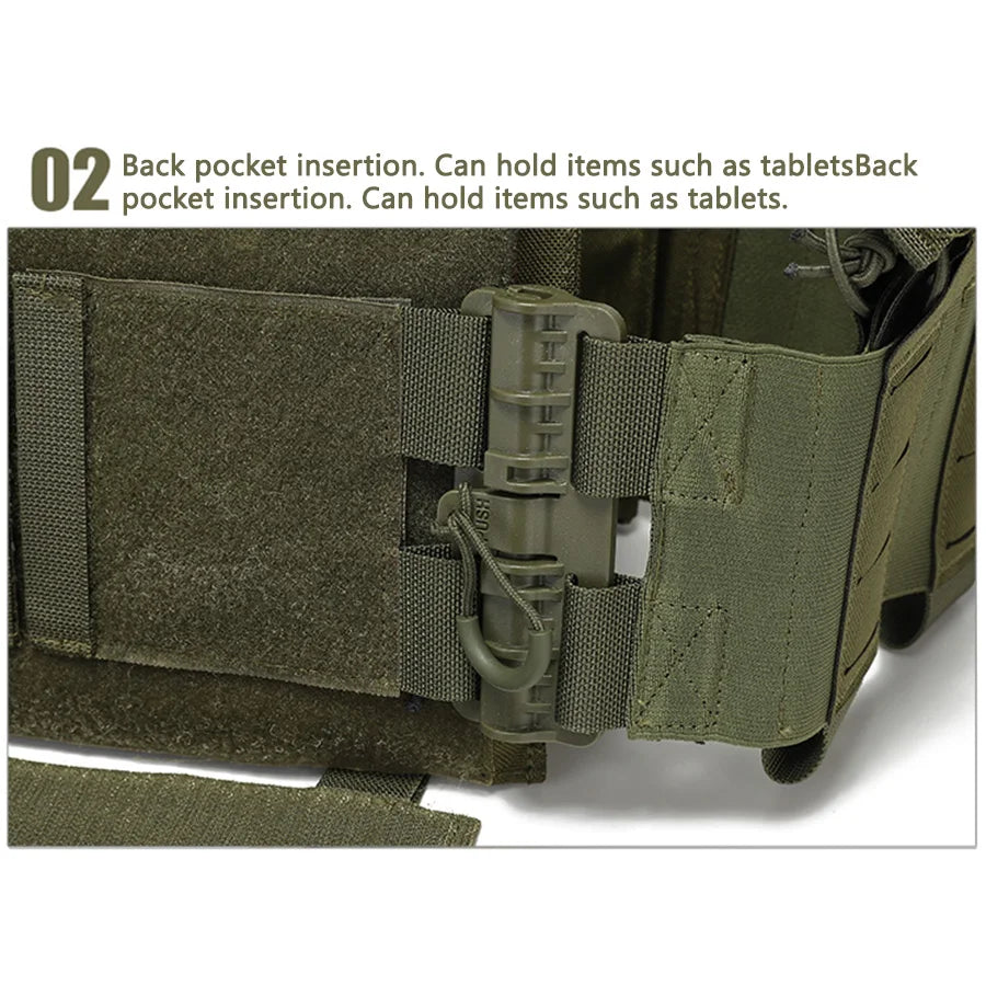 Multi Functional Quick Release Vest Laser