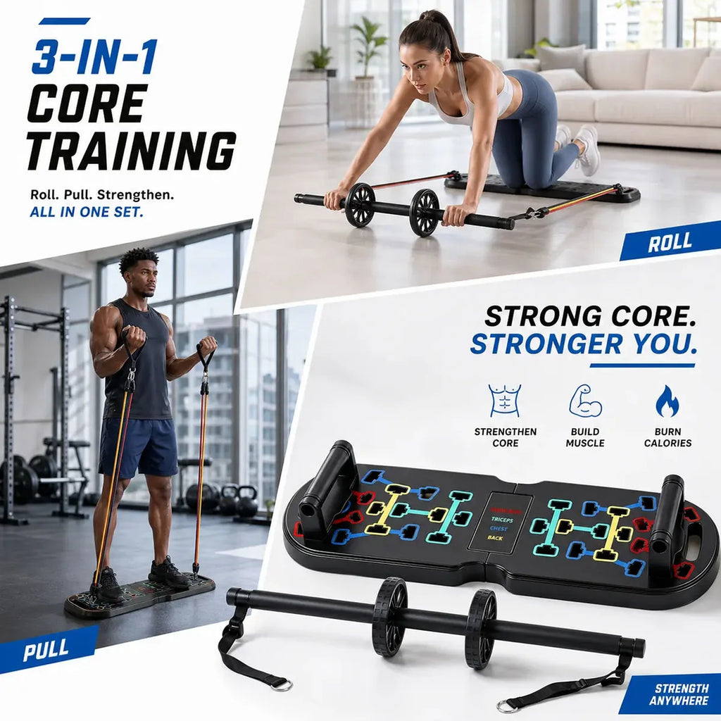 20 in 1 Portable Home Gym Workout Set