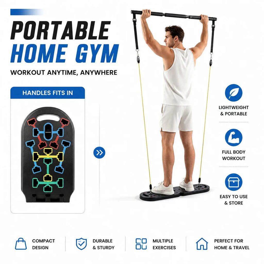 20 in 1 Portable Home Gym Workout Set